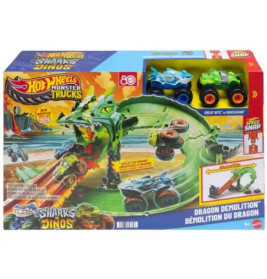 HW Monster Trucks Sharks vs. Dino Dragon