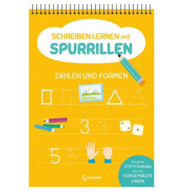 Schreiben lernen mit Spurrillen - Zahlen