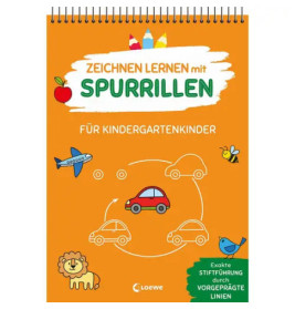 Zeichnen lernen mit Spurrillen - Für Kindergartenl
