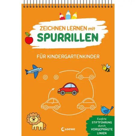 Zeichnen lernen mit Spurrillen - Für Kindergartenl