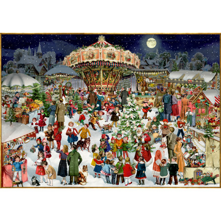Puzzle: Nostalgischer Weihnachtsmarkt -