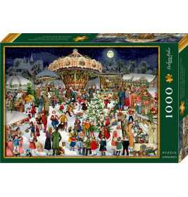 Puzzle: Nostalgischer Weihnachtsmarkt -