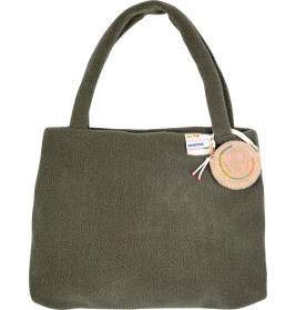Shopper Teddy Dunkelgrün - Happy Together
