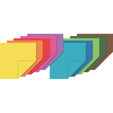 Faltbl.15x15 sort 100Bl