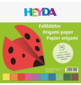 Faltbl.15x15 sort 100Bl