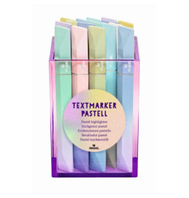Textmarker Pastell sortiert