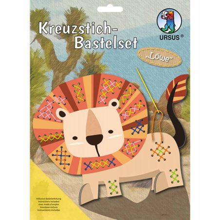 Kreuzstich-Bastelset ''Löwe''