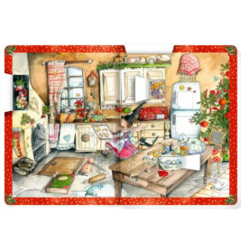 In der Weihnachtsbäckerei - Buch mit Adv