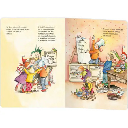 In der Weihnachtsbäckerei - Buch mit Adv