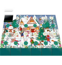 Fröhliche Winterzeit, Puzzle-Adventskalender