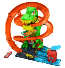HW City T-Rex vs Fire Station