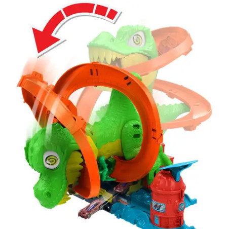 HW City T-Rex vs Fire Station