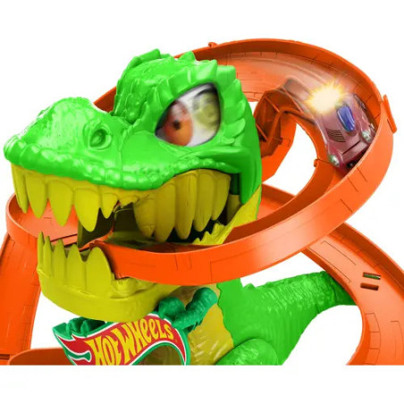 HW City T-Rex vs Fire Station