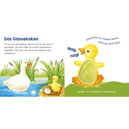 Hör mal, wie ich schnattern kann