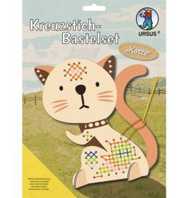 Kreuzstich-Bastelset ''Katze''