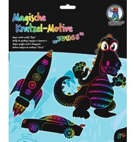 Magische Kratzel-Motive ''Jungs''