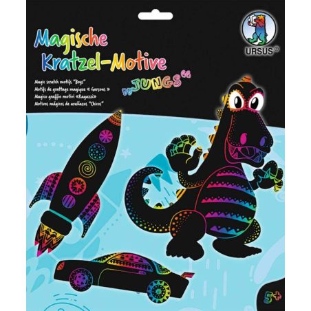 Magische Kratzel-Motive ''Jungs''