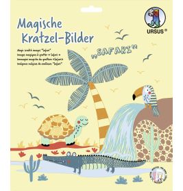 Magische Kratzel-Bilder ''Safari''