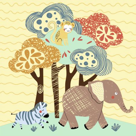 Magische Kratzel-Bilder ''Safari''