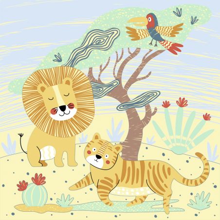 Magische Kratzel-Bilder ''Safari''