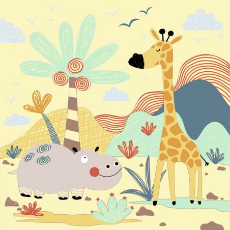 Magische Kratzel-Bilder ''Safari''