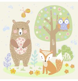 Magische Kratzel-Bilder ''Waldfreunde''