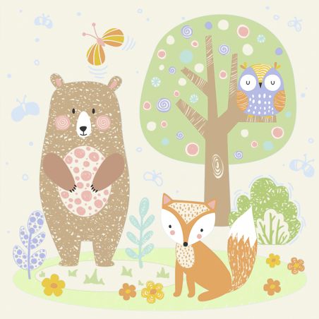 Magische Kratzel-Bilder ''Waldfreunde''