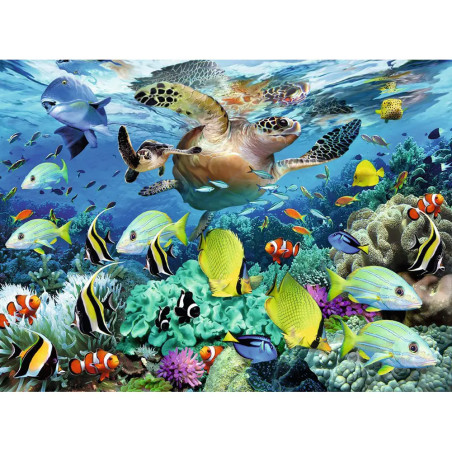 Ravensburger 10009 Puzzle Unterwasserparadies 150 Teile XXL