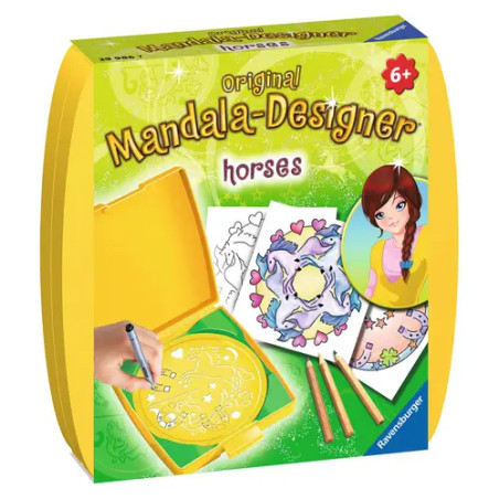 Ravensburger 29986 Mandala Designer Mini horses MD Mini