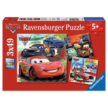 Ravensburger 9281 Puzzle Weltweiter Rennspaß 3 X 49 Teile
