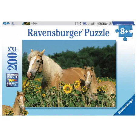 Ravensburger 12628 Puzzle Pferdeglück 200 Teile XXL