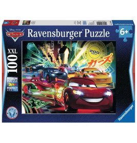 Ravensburger 10520 Puzzle Cars Neon 100 Teile XXL