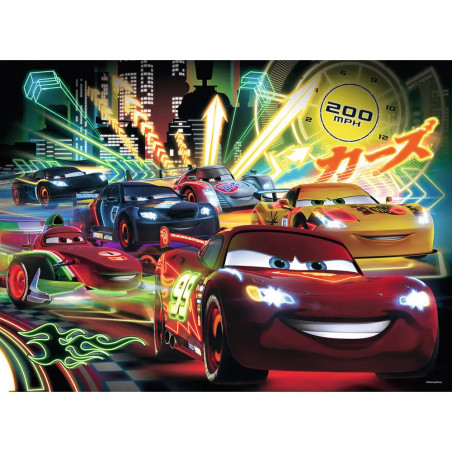 Ravensburger 10520 Puzzle Cars Neon 100 Teile XXL