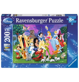 Ravensburger Puzzle mit Disney-Motiven, 200 Teile, empfohlen ab 8 Jahren.