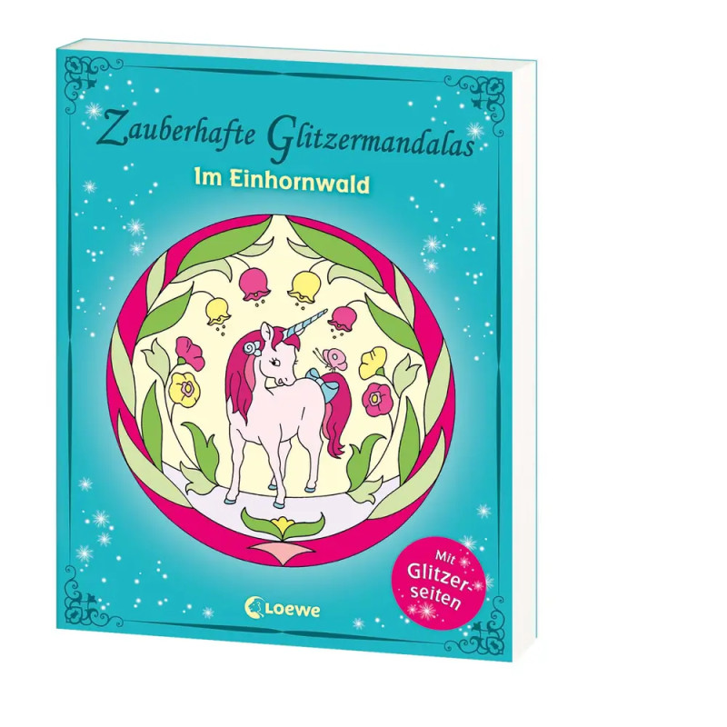 Loewe Zauberhafte Glitzermandalas - Im Einhornwald
