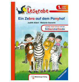 Ravensburger 38563 Leserabe mit Mildenberger Silbenmethode: Ein Zebra auf dem Ponyhof Erstlesetitel