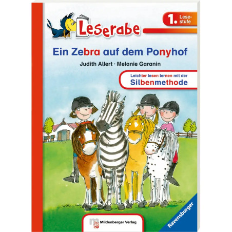 Ravensburger 38563 Leserabe mit Mildenberger Silbenmethode: Ein Zebra auf dem Ponyhof Erstlesetitel