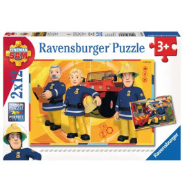 Ravensburger 7584 Puzzle Sam im Einsatz 2 X 12 Teile