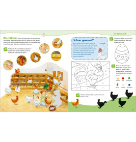 WAS IST WAS Junior Mitmach-Heft Bauernhof