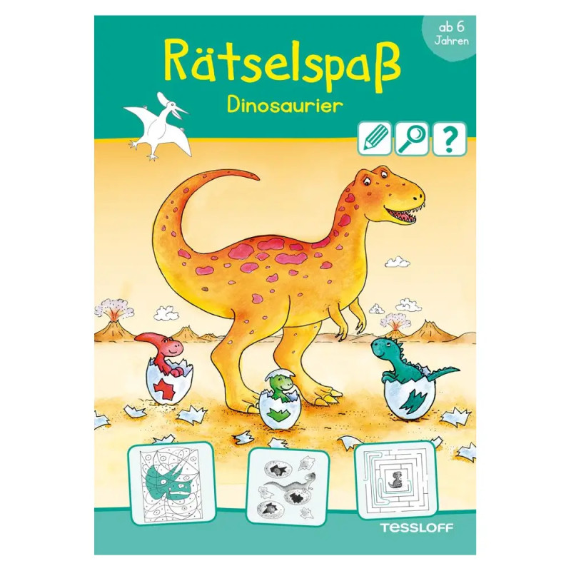 Rätselspaß Dinosaurier ab 6 Jahren