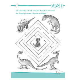 Rätselspaß Dinosaurier ab 6 Jahren
