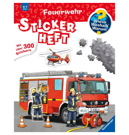 Ravensburger 32678 Wieso? Weshalb? Warum? Stickerheft: Feuerwehr WWW-Malbuch (ab 01 06)