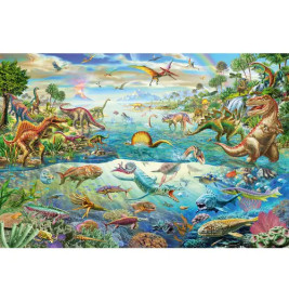 Schmidt Spiele Puzzle Entdecke die Dinosaurier, 200 Teile