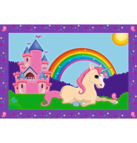 Ravensburger 27774 Malen nach Zahlen Bunte Einhornwelt Malen nach Zahlen Junior