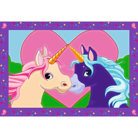 Ravensburger 27774 Malen nach Zahlen Bunte Einhornwelt Malen nach Zahlen Junior