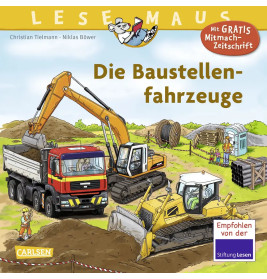LESEMAUS 157: Die Baustellenfahrzeuge