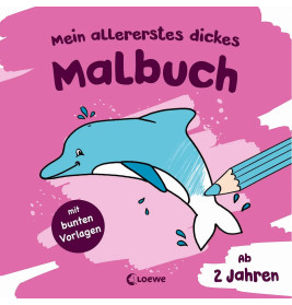 Loewe Mein allererstes dickes Malbuch (Delfin)