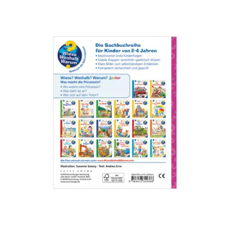 Ravensburger 32936 Wieso? Weshalb? Warum? junior, Band 19: Was macht die Prinzessin? WWW-junior (ab