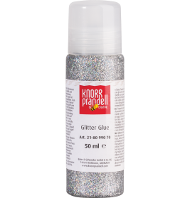 _Glitter Glue50ml silber/regen bogen