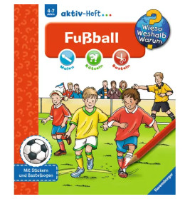 Ravensburger 32697 Wieso? Weshalb? Warum? aktiv-Heft: Fußball WWW-Malbuch (ab 01 06)